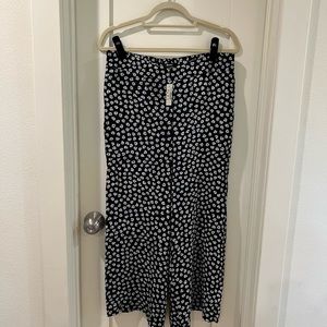 Madewell Huston Pull-on Crop Pants in Woodcut Flowers